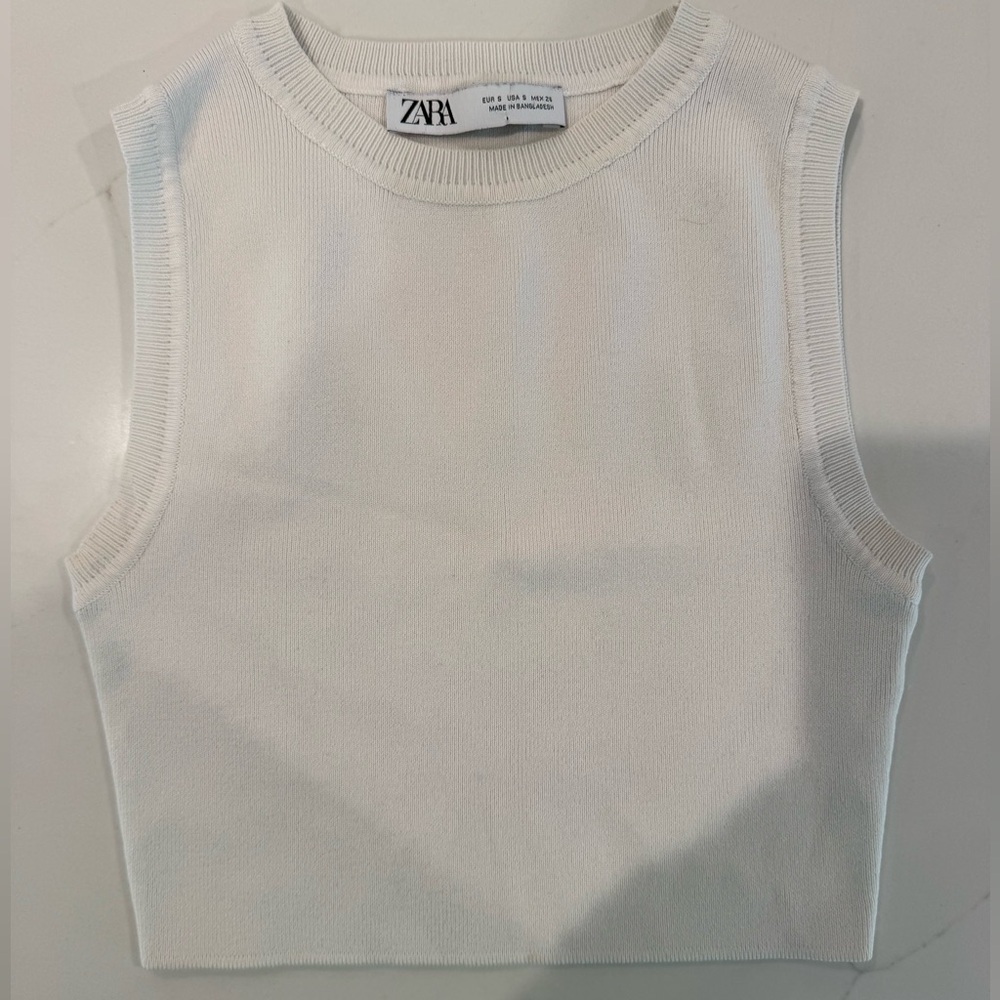 Zara Sweater Crop Top S